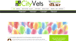 Desktop Screenshot of cityvets.co.uk